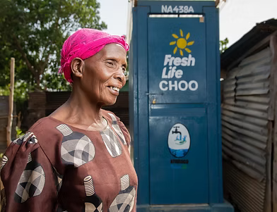 Sanitation services and waste upcycling in Kenya